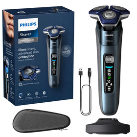 Rasoir électrique PHILIPS Wet/Dry modèle argent vue de face