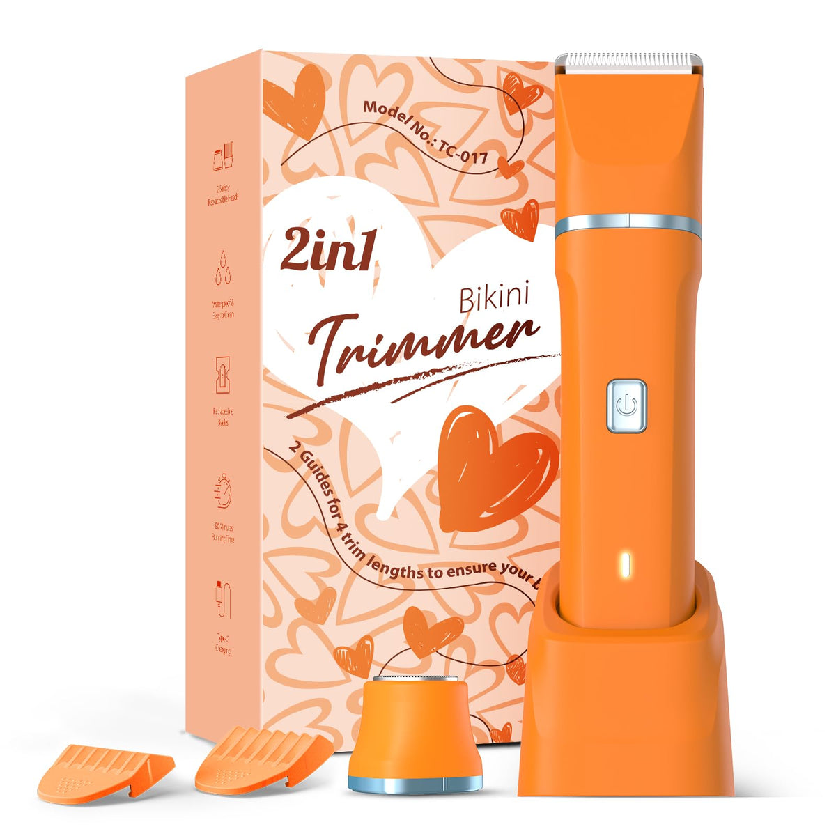 Rasoir électrique Risina pour hommes et femmes vue de face