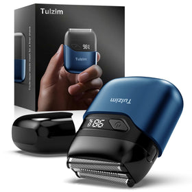 Rasoir électrique Tulzim 3D bleu mat vue de face