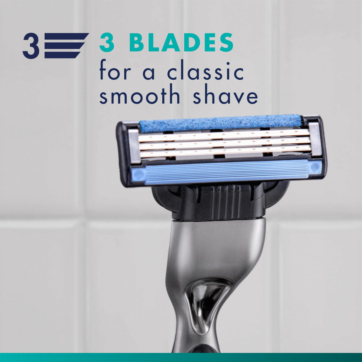 Rasoir Gillette Mach3 avec lames en acier de haute qualité