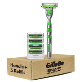 Rasoir Gillette Mach3 Sensitive avec lames visibles
