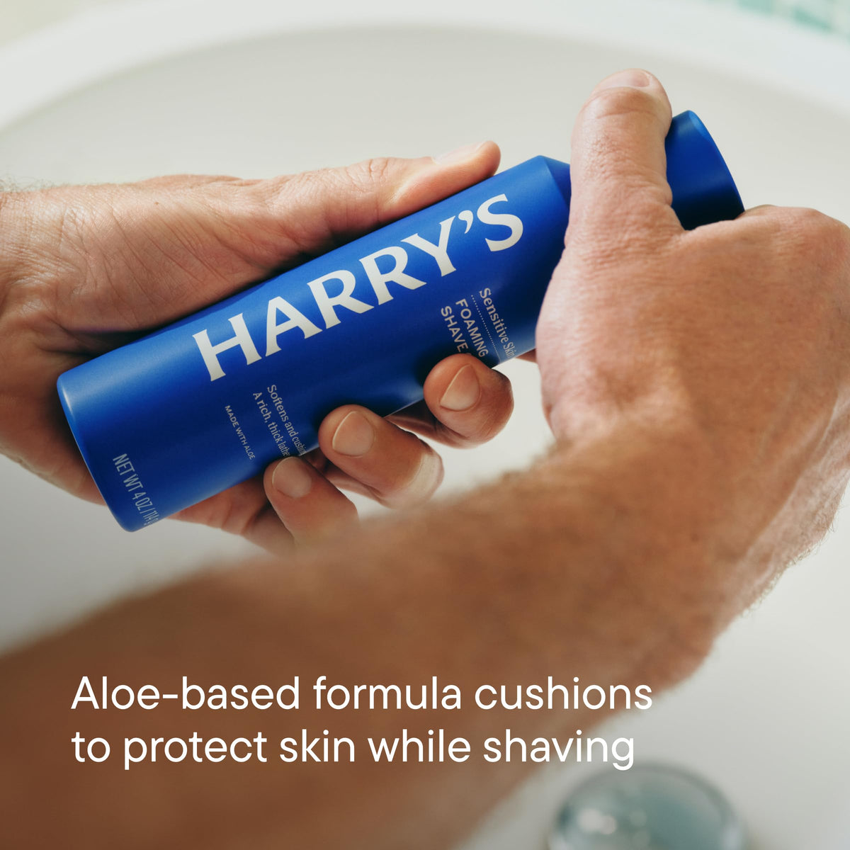 Rasoir Harry's avec mousse de rasage riche