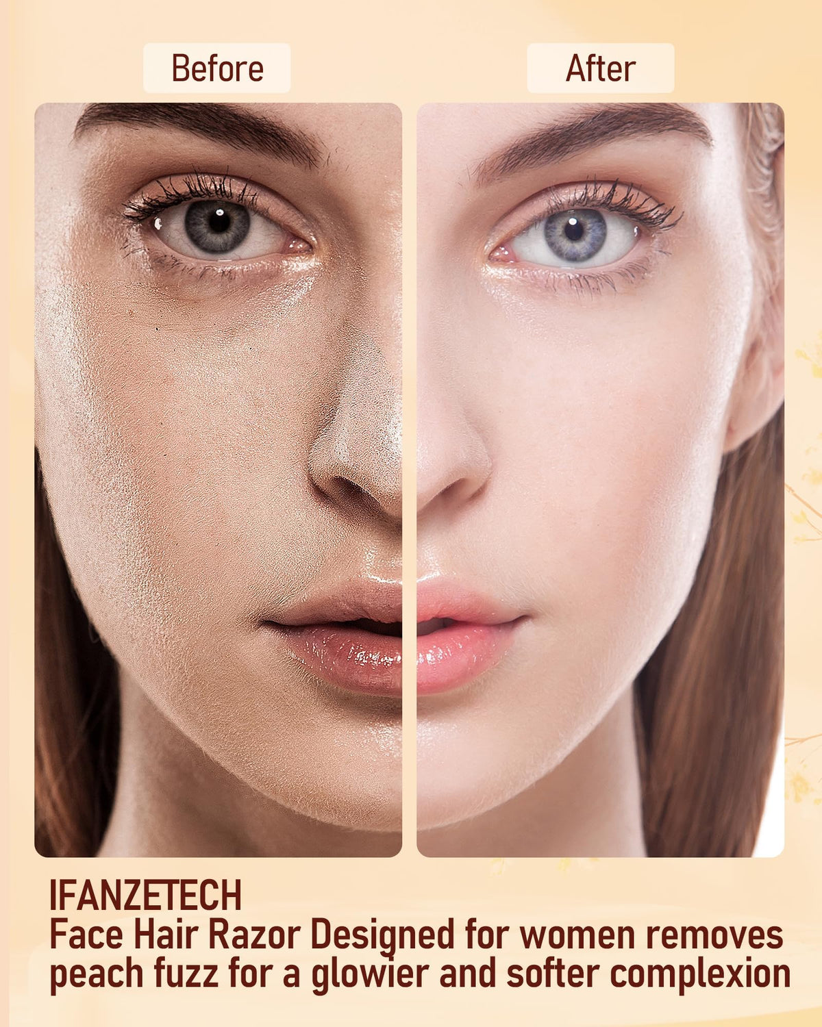 Rasoir IFANZETECH 2 en 1 avec lames en acier inoxydable