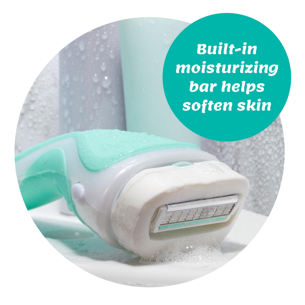 Rasoir INTUITION avec capuchon debout pour rangement