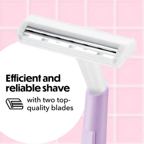 Rasoir jetable BIC Silky Touch avec capuchon de protection