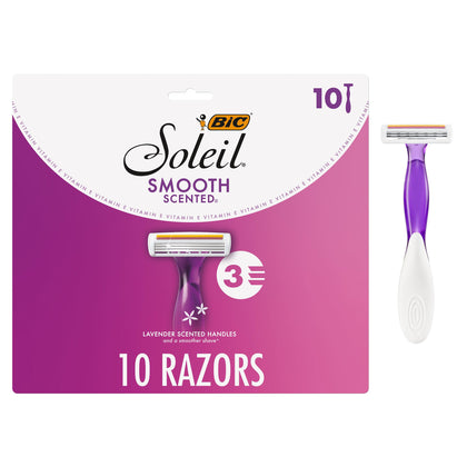 Rasoir jetable BIC Soleil 3 parfumé vue de face