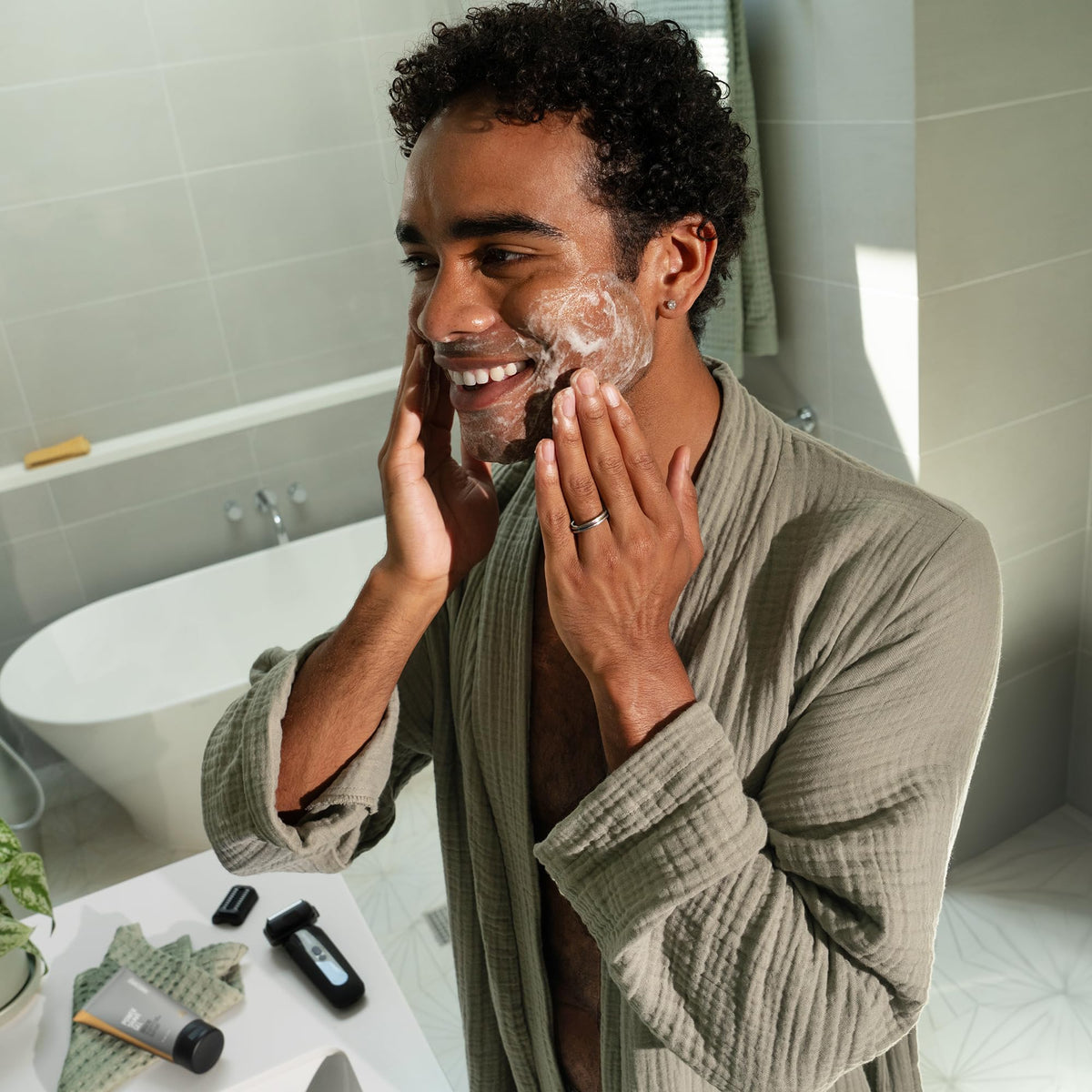 Rasoir MANSCAPED avec trimmer SkinSafe pour barbe