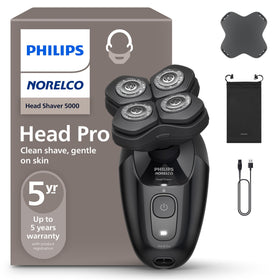 Rasoir Norelco Pro 5000 vue avant avec tête flexible