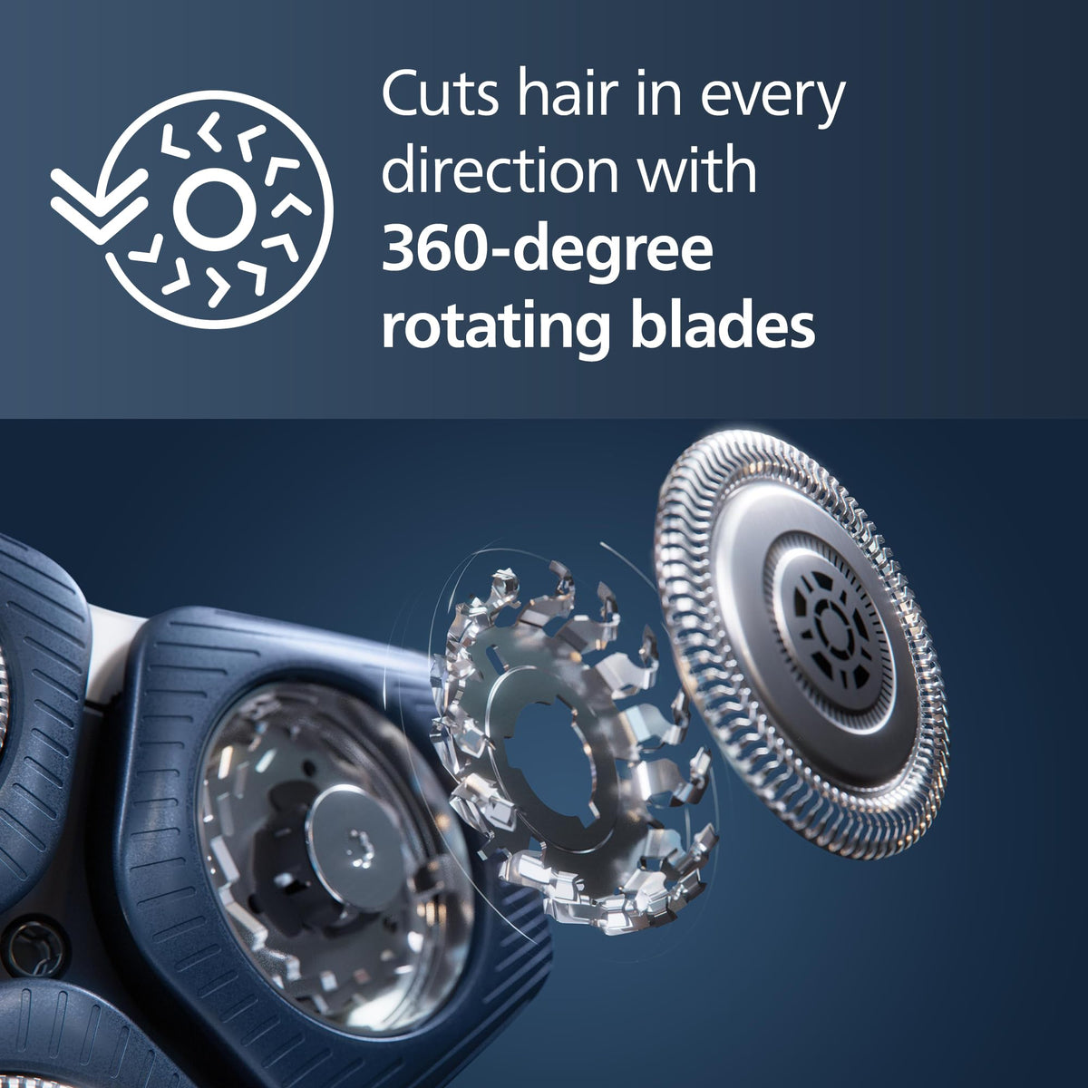 Rasoir Norelco Series 7000 avec tête flexible à 360 degrés