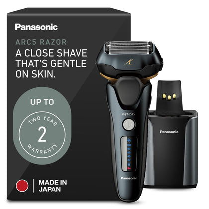 Rasoir Panasonic ARC5 modèle noir avec station de nettoyage