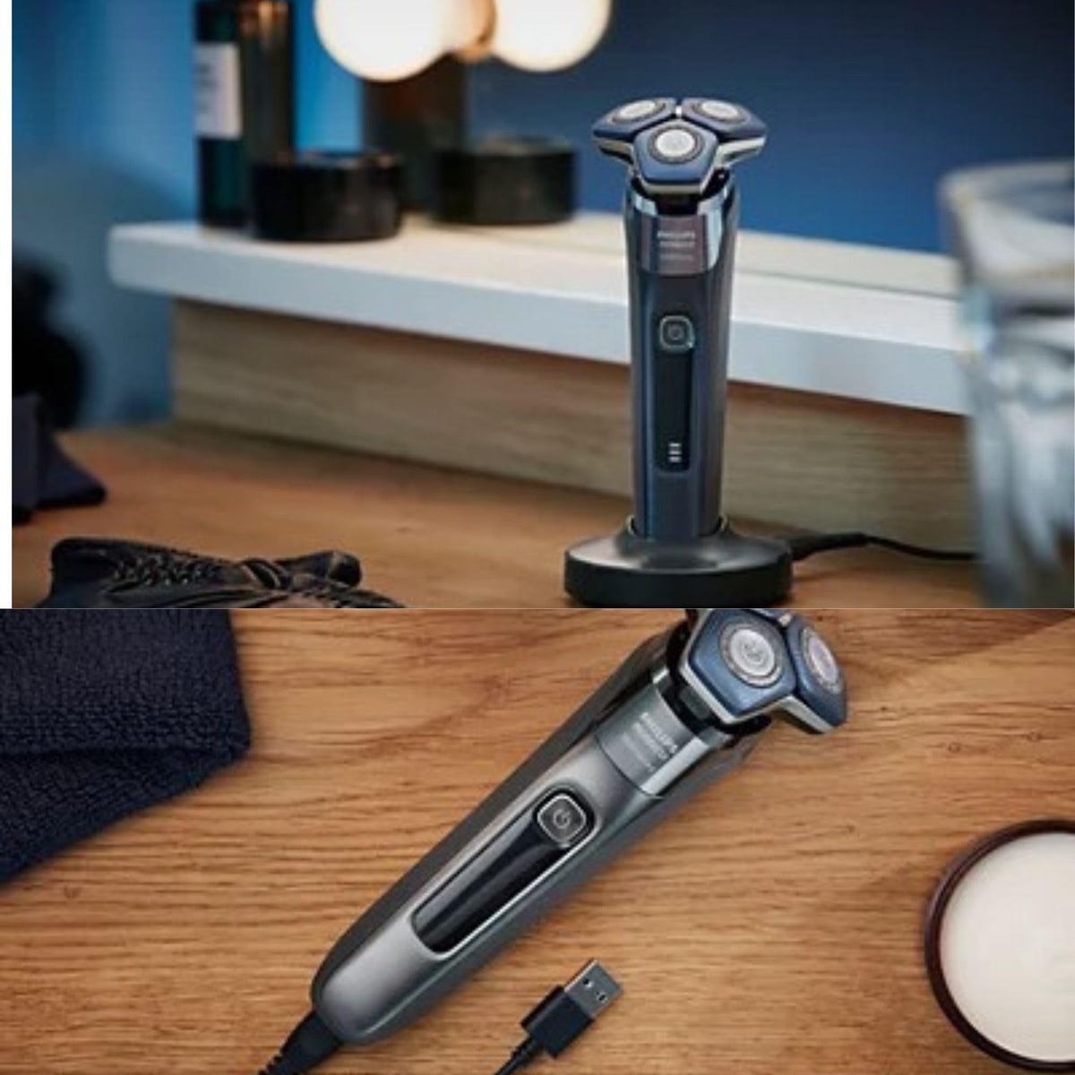 Rasoir PHILIPS dans son étui de voyage