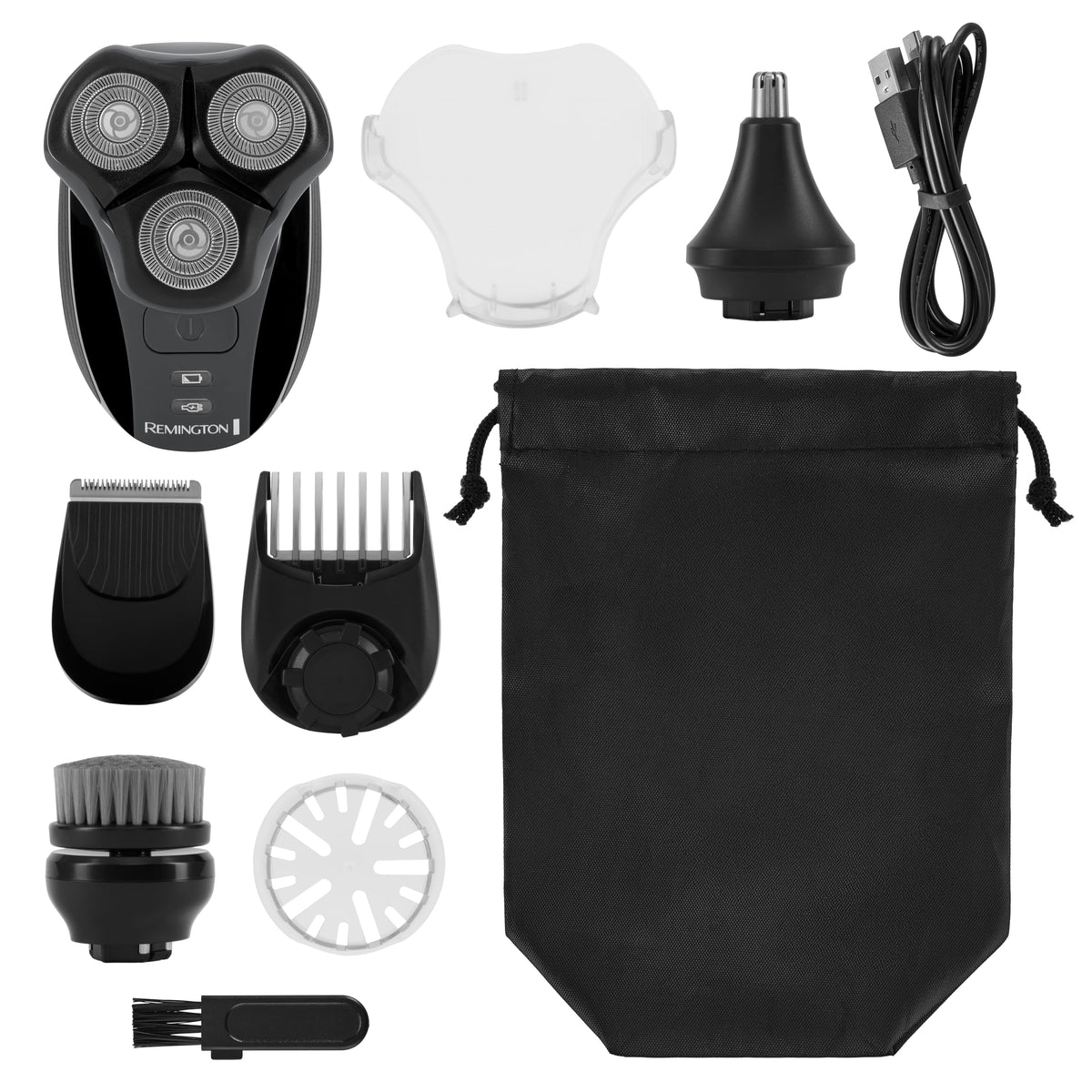 Rasoir Remington en utilisation sous la douche