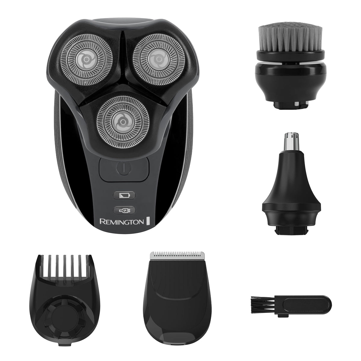 Rasoir Remington tête rasée modèle avant avec lames rotatives