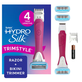 Rasoir Schick Hydro Silk TrimStyle avec tondeuse bikini vue de face