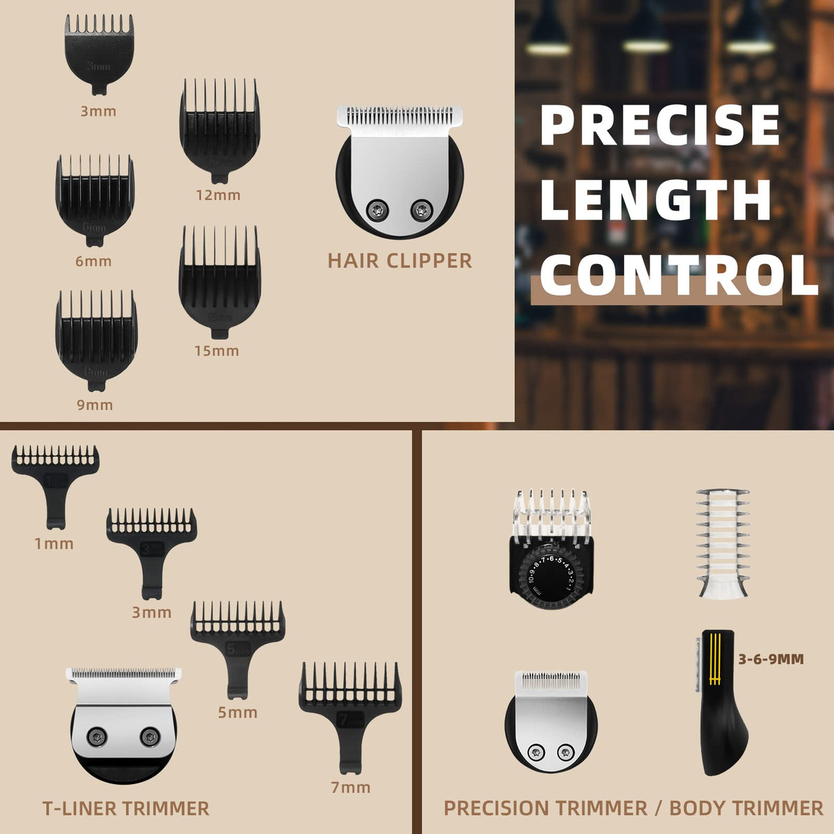 Rasoir Ufree en utilisation sur une barbe