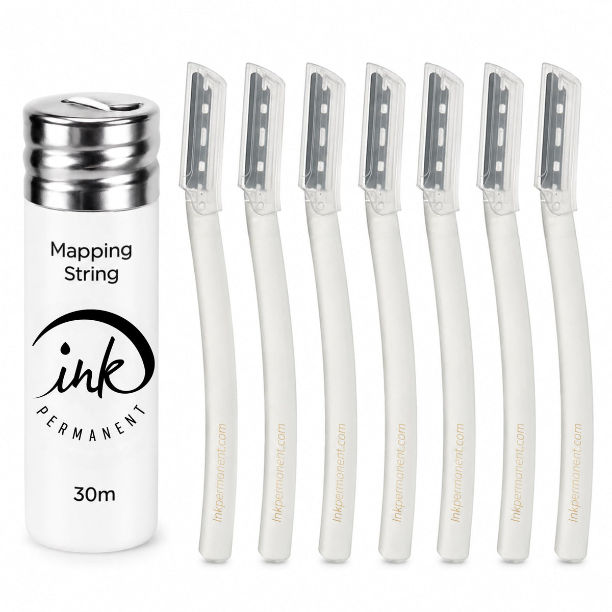 Rasoirs de visage Ink Permanent pour femmes, kit de 7 pièces