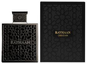 RAYHAAN Obsidian Eau de Parfum 100 ml flacon côté vue