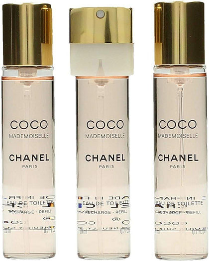 Recharge CHANEL Coco Mademoiselle Twist & Spray 3x20ml vue de face