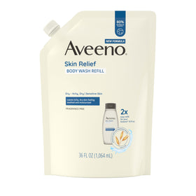 Recharge de 36 oz du gel douche Soin Apaisant Aveeno sans parfum