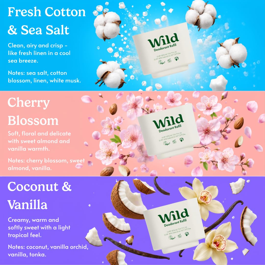 Recharge de déodorant Wild en Noix de Coco & Vanille