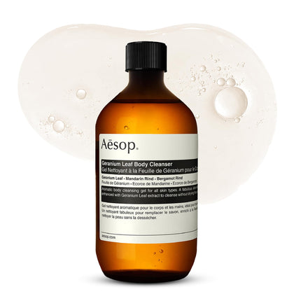 Recharge de gel nettoyant corps Aesop au géranium 500 mL