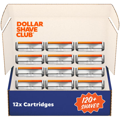 Recharge de rasoir 4 lames Dollar Shave Club, emballage avant