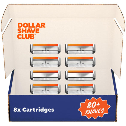 Recharge de rasoir 4 lames Dollar Shave Club pack de 8