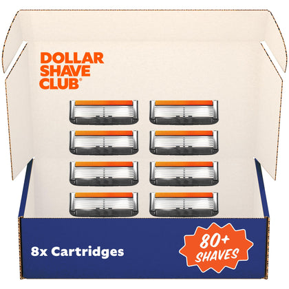 Recharge de rasoir à 6 lames Dollar Shave Club - vue avant