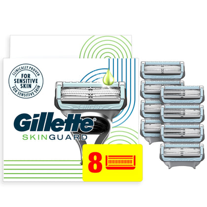 Recharge de rasoir Gillette SkinGuard avec 2 lames, vue de face