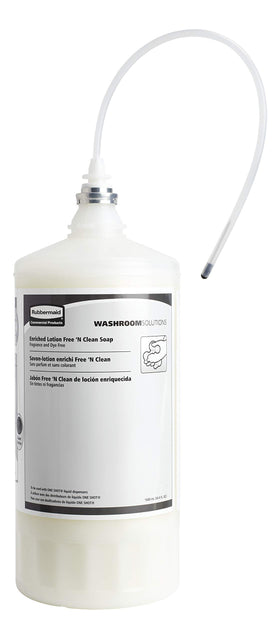 Recharge de savon liquide mains Rubbermaid 1600mL vue de face