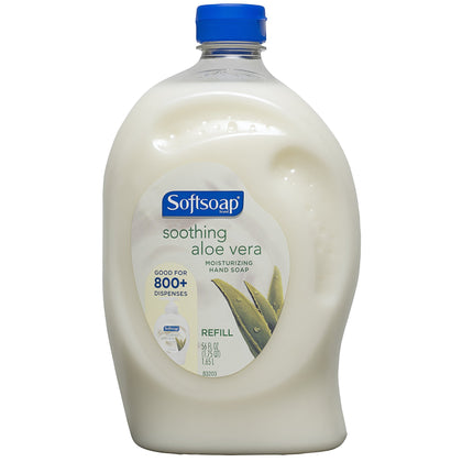 Recharge de savon liquide Softsoap Aloe Vera 56 fl oz vue avant