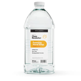 Recharge de savon moussant Clean Revolution 64 Fl Oz vue avant