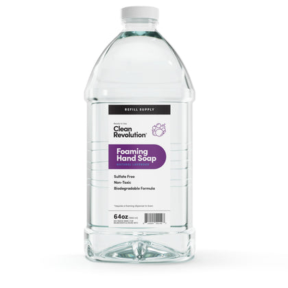 Recharge de savon moussant Clean Revolution 64 Fl Oz vue avant
