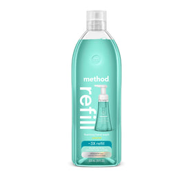 Recharge de savon moussant Method Oasis Aquatique 828 ml vue de face