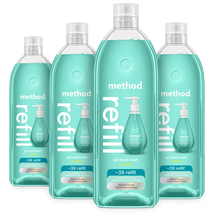 Recharge gel lavage mains Method parfum cascade, vue avant