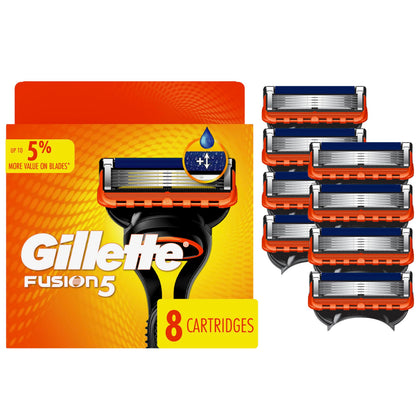 Recharge Gillette Fusion5 pour rasoir homme, emballage avant