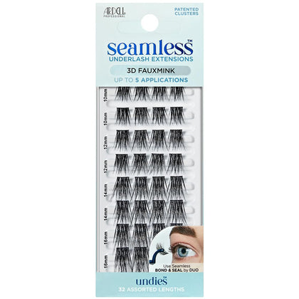 Recharges d'extensions de cils sous-cils Ardell 3D Faux Mink vue de face