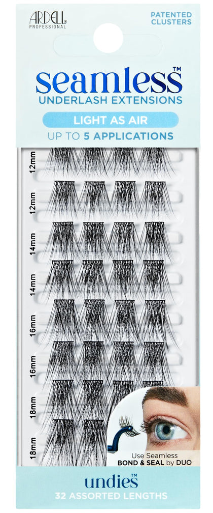 Recharges d'extensions de cils sous-lash Ardell Light-as-Air, vue de face