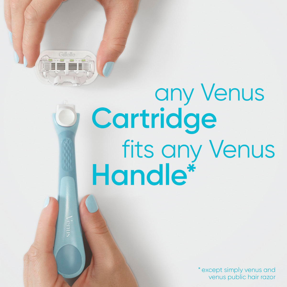 Recharges Gillette Venus adaptées à tous les manches Venus