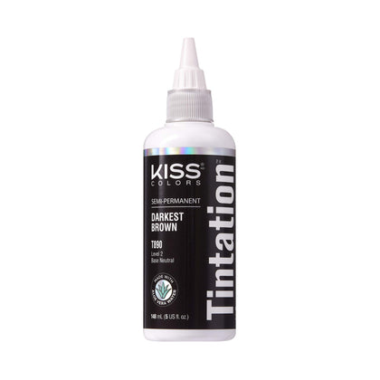 Red by Kiss Tintation coloration semi-permanente 168g Marron Foncé avant application