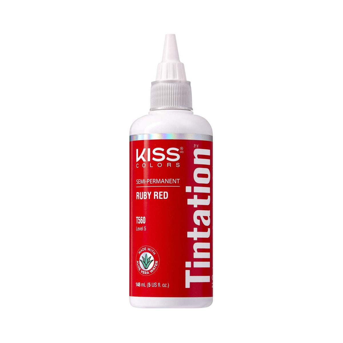 Red By Kiss Tintation couleur semi-permanente Ruby Red 5 oz front view