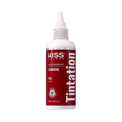 Red By Kiss Tintation semi-permanent hair color in Crimson 5 oz front view