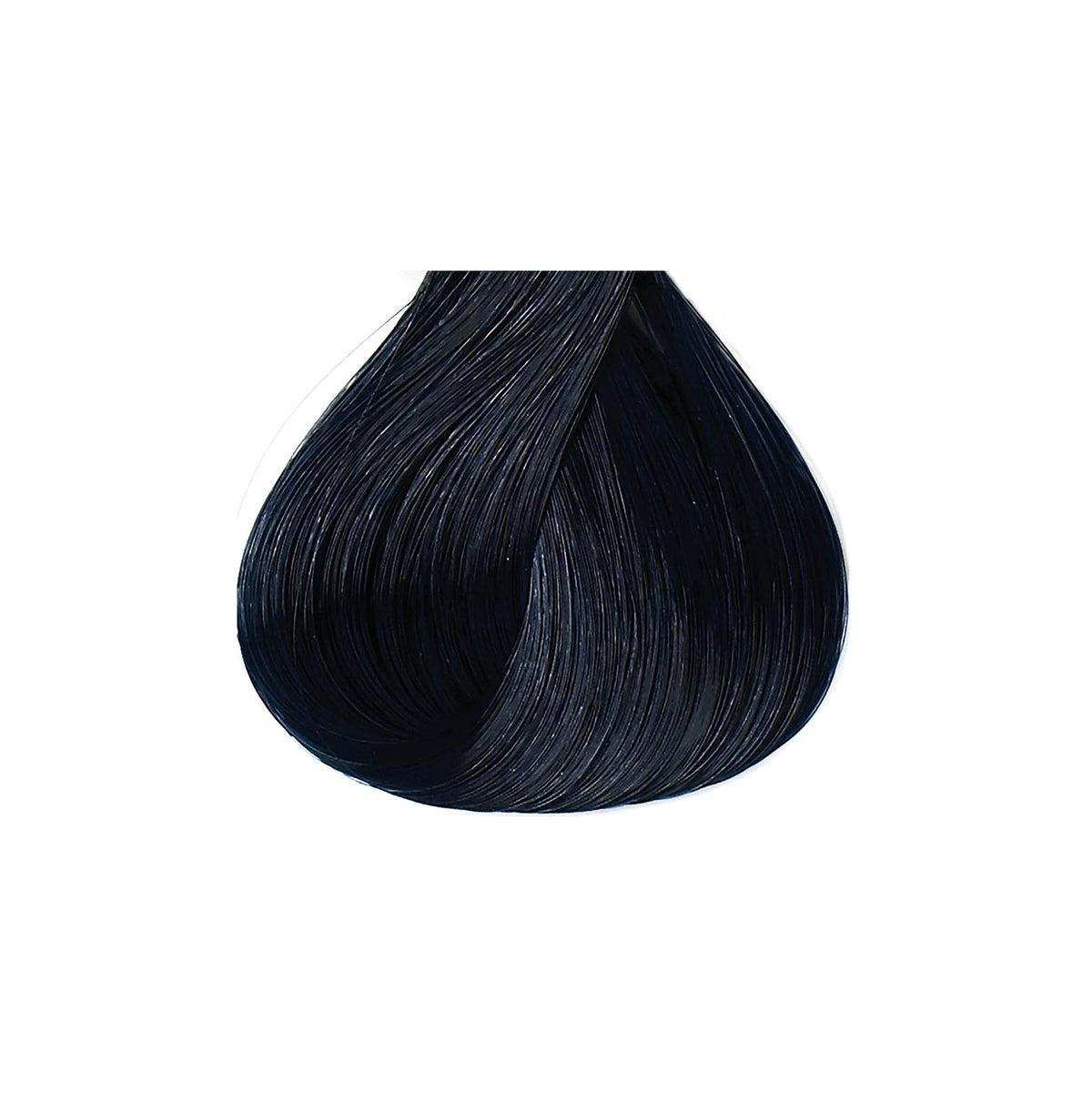 Red By Kiss Tintation semi-permanente coloration bleu noir sur un fond neutre