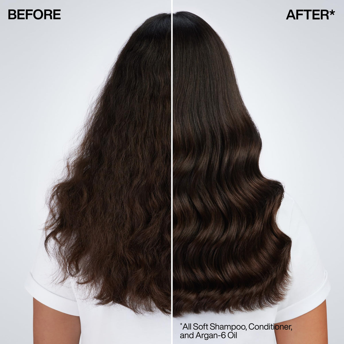 Redken Après-Shampooing All Soft 1049g avec bouteille d'Argan-6 à côté