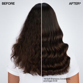 Redken Après-Shampooing All Soft 1049g avec bouteille d'Argan-6 à côté