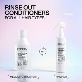 Redken Conditioner Acidic Bonding Concentrate 1060g application sur cheveux