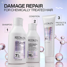 Redken Conditioner Acidic Bonding Concentrate 1060g avec d'autres produits capillaires