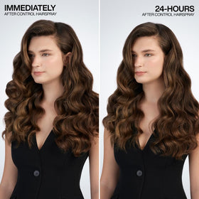 Redken Control Hair Spray 28 étiquette détaillant les caractéristiques