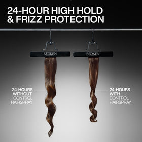 Redken Control Hair Spray 28 texture légère sur cheveux