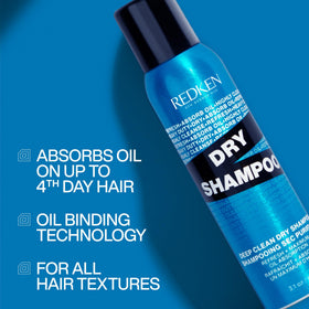 Redken Shampoo Sec Profond Nettoyant 209g en position verticale sur une surface